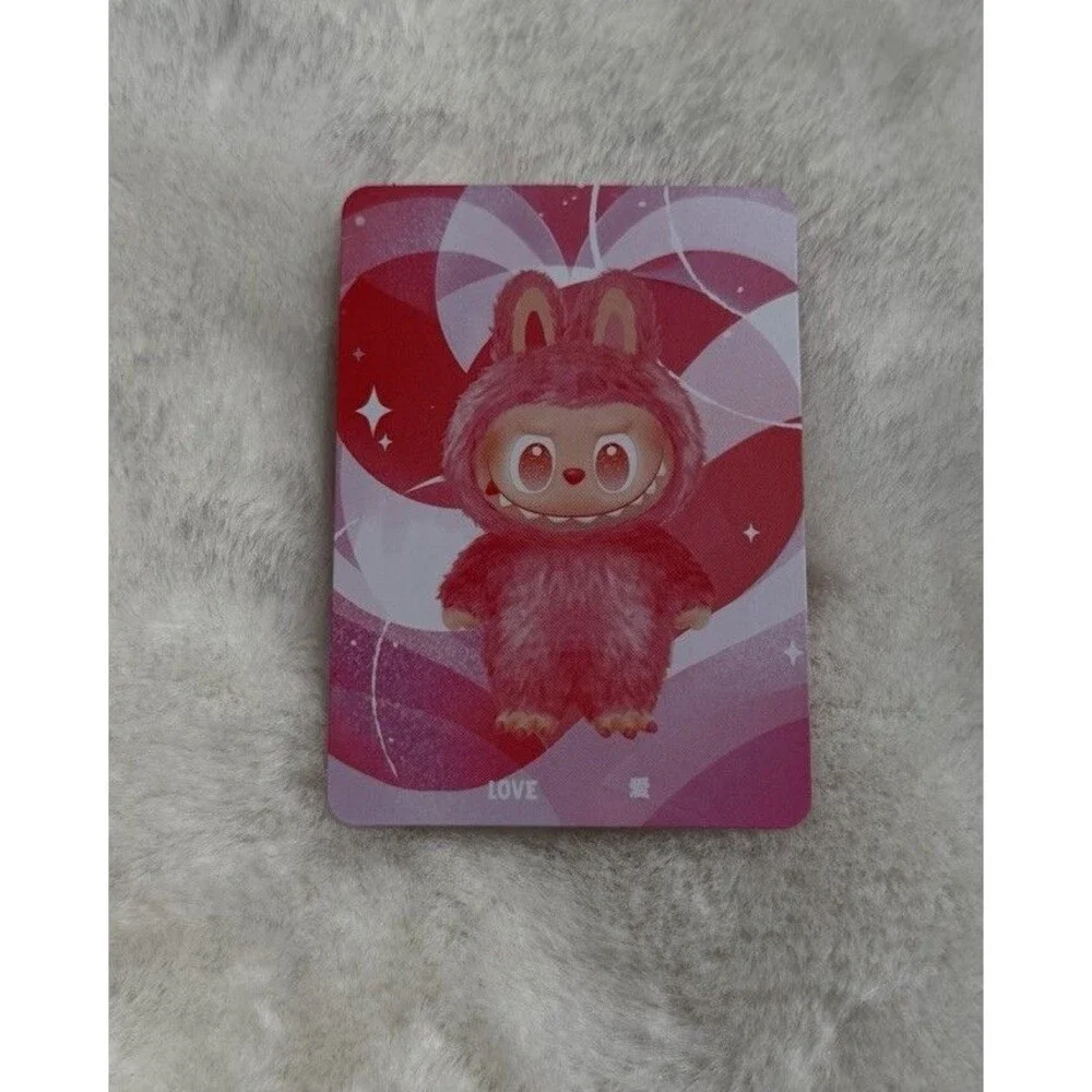 POP MART THE MONSTERS (LABUBU) Big into Energy Series Plush keychain LOVE